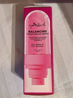 Splash Balancing Toner Serum Spray - Bright Pink